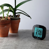 Precision radio controlled alarm clock with LCD display - British product