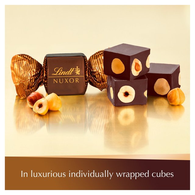 Lindt NUXOR Dark Gianduja Chocolate with Hazelnuts   165g