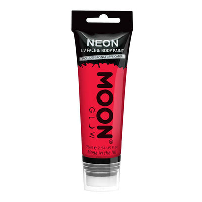 Moon Glow طلاء وجه نيون أحمر 75 مل