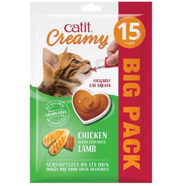 Catit Creamy Chicken & Lamb Cat Treats