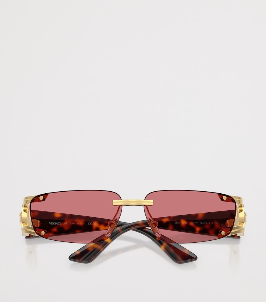 Versace Metal VE2291 rectangle sunglasses (British brand)
