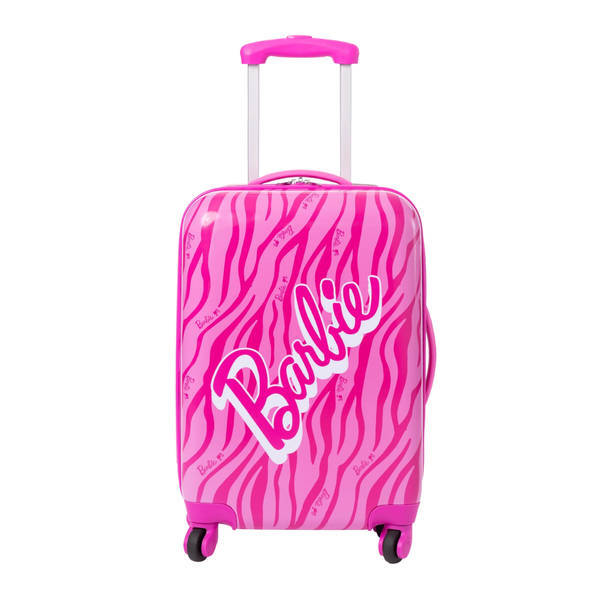 Barbie hardshell suitcase zebra print 68cm, imported from the UK