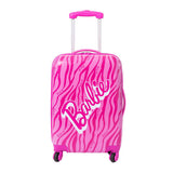 Barbie hardshell suitcase zebra print 68cm, imported from the UK