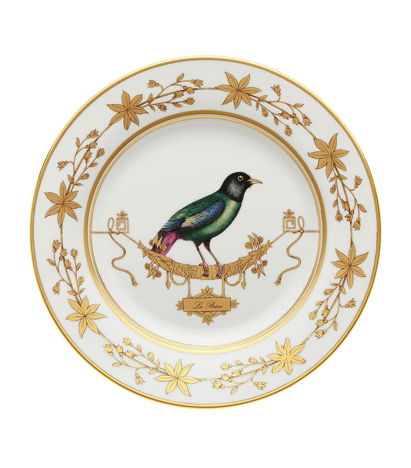 GINORI 1735 Volière La Brève plate 26.5cm - British product