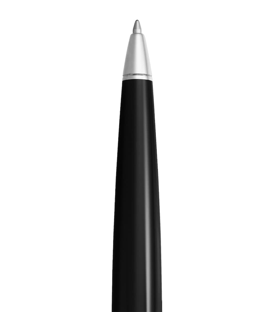 Cartier Santos-Dumont ballpoint pen with blue resin cabochon, 13.5cm - British product