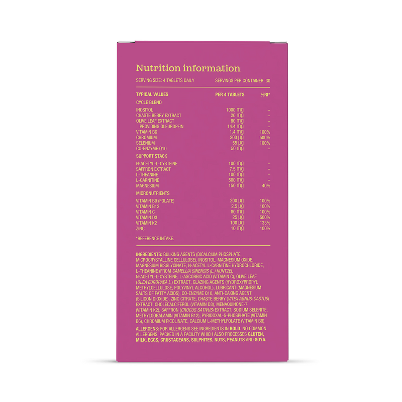 Free Soul Her Cycle supplement 30 servings, imported from the UK
