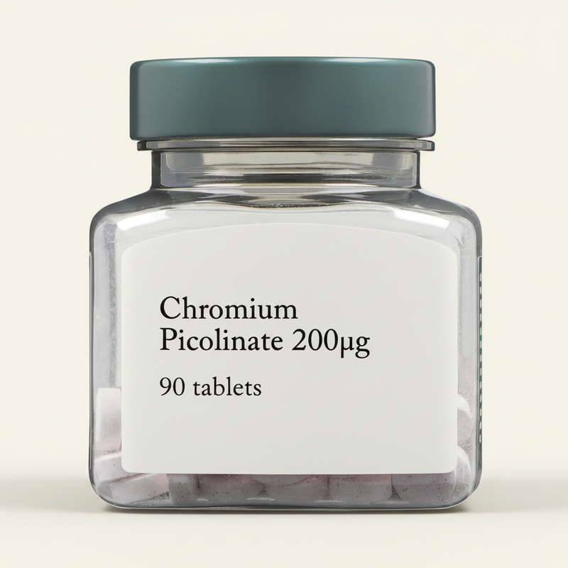 Holland & Barrett Chromium Picolinate Tablets 200ug 90 count, UK version