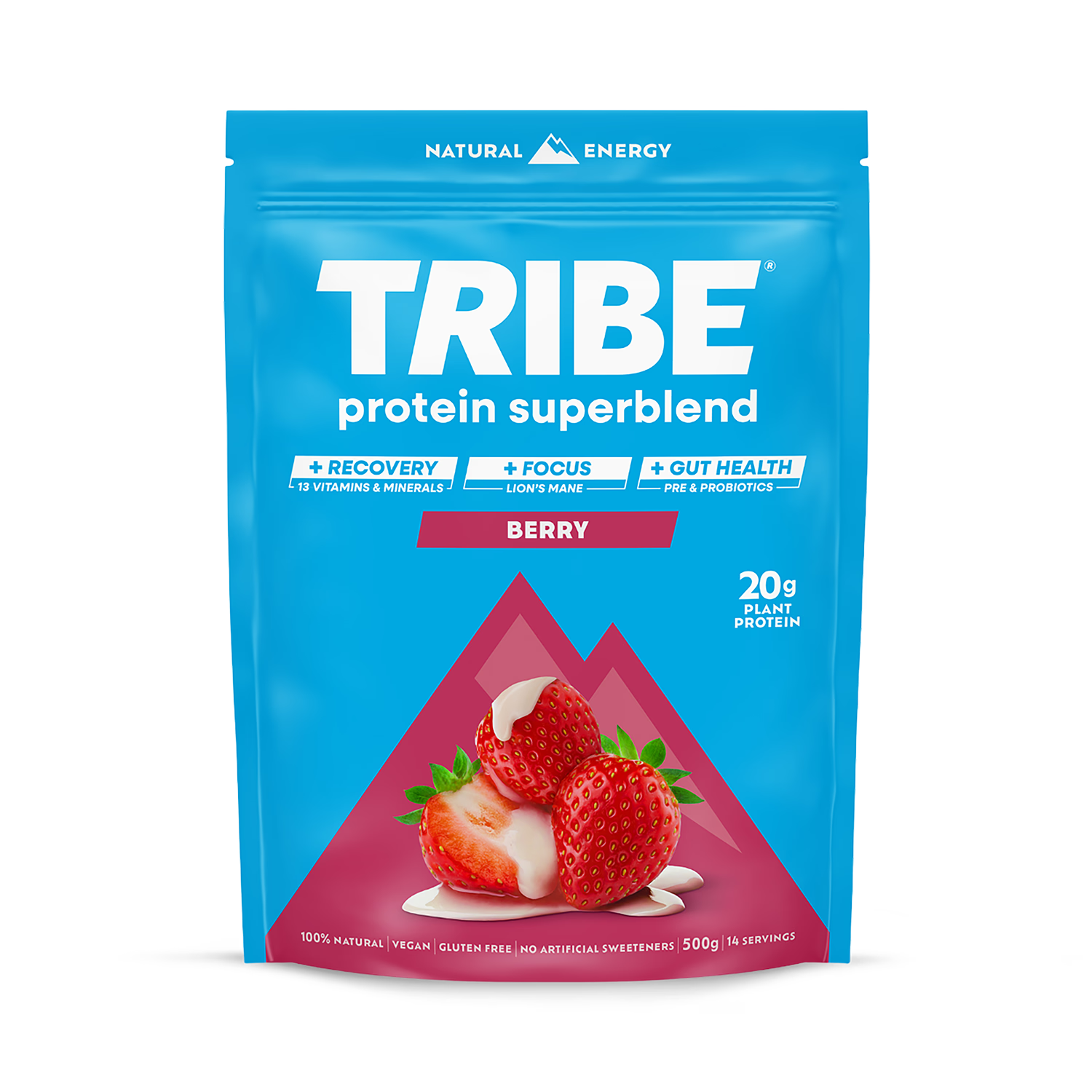 Tribe protein superblend berry 500g - British product
