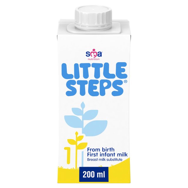 SMA Little Steps First Infant Milk From Birth   200ml GOODS M&S   