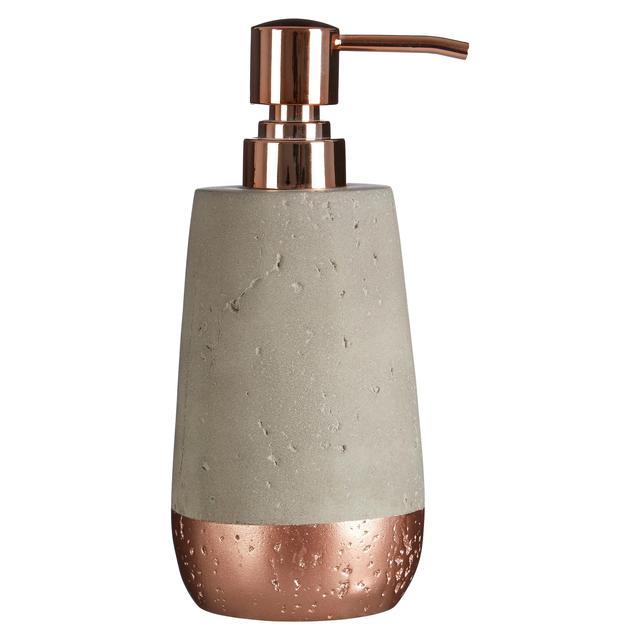 Premier Housewares Lotion/Soap Dispenser Neptune Copper and Concrete GOODS M&S   