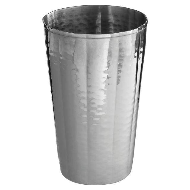 Premier Housewares Tumbler Hammered Effect Nickel Finish