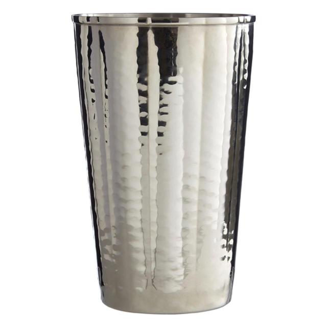 Premier Housewares Tumbler Hammered Effect Nickel Finish