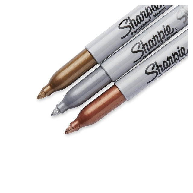 Sharpie Permanent Marker Metallic   3 per pack GOODS M&S   