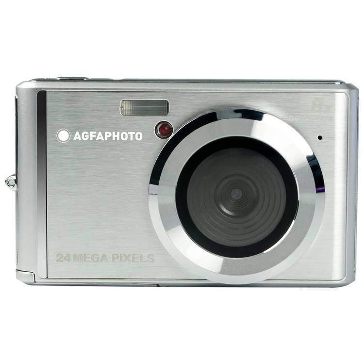 AGFA compact digital camera 24MP 8x Zoom silver, imported from the UK