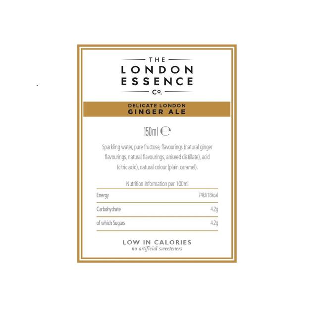 London Essence Co. Ginger Ale Cans   6 x 150ml GOODS M&S   