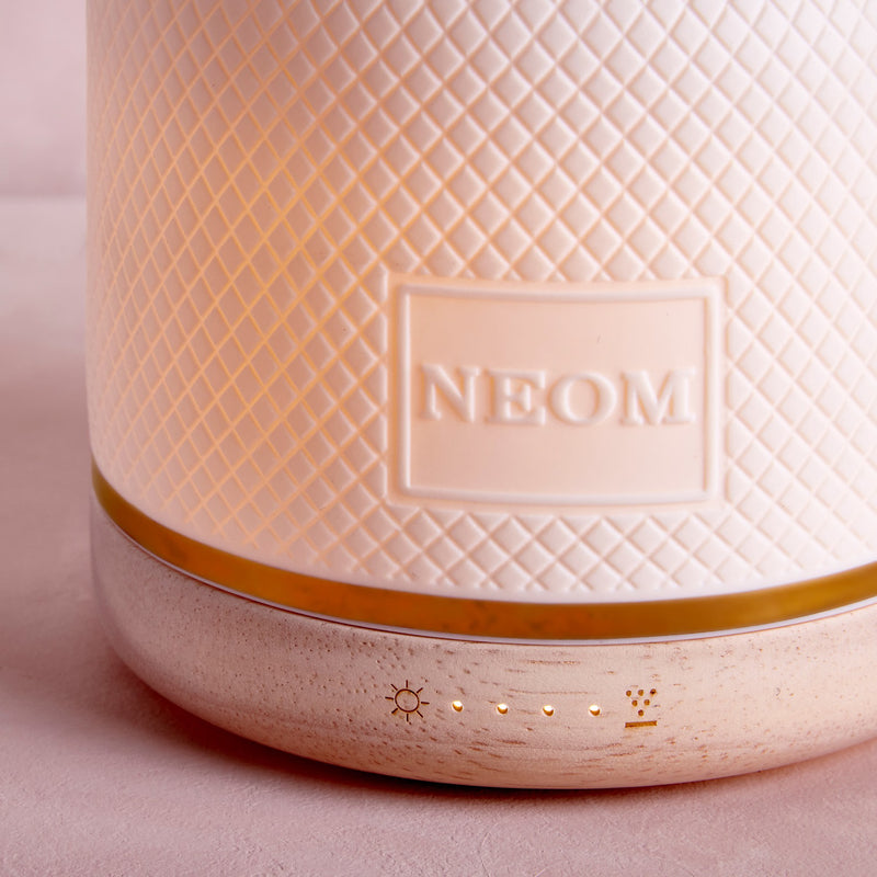 NEOM Wellbeing Pod Luxe essential oil diffuser, imported from the UK
