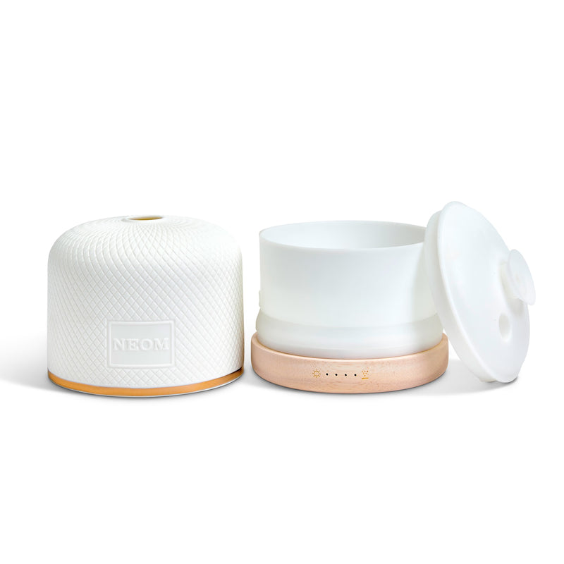 NEOM Wellbeing Pod Luxe essential oil diffuser, imported from the UK