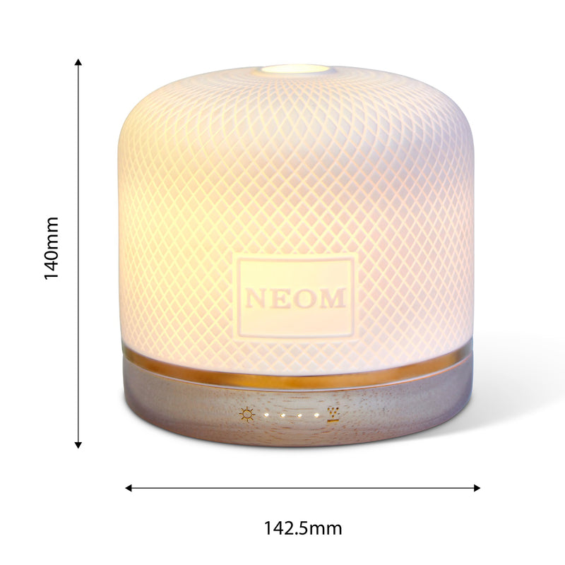 NEOM Wellbeing Pod Luxe essential oil diffuser, imported from the UK