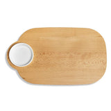Sebastian Conran wooden serveboard with porcelain bowl, UK version