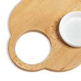 Sebastian Conran wooden serveboard with porcelain bowl, UK version
