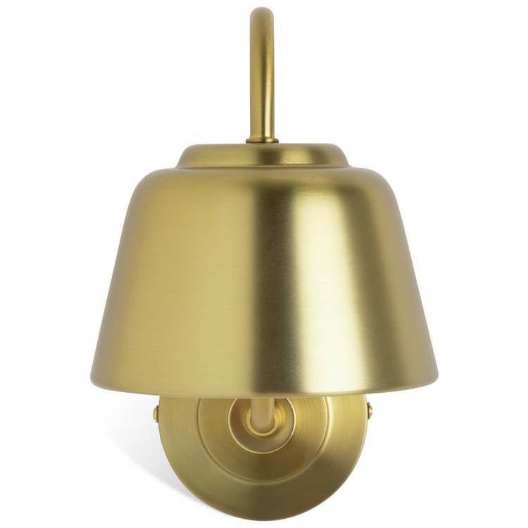 Habitat and Morris and Co brass wall light library, British product