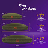 Paws For Slumber luxury forest green pet bed medium, imported from the UK