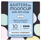 &SISTERS by Mooncup Organic Cotton Pads Heavy/Night   10 per pack GOODS M&S   