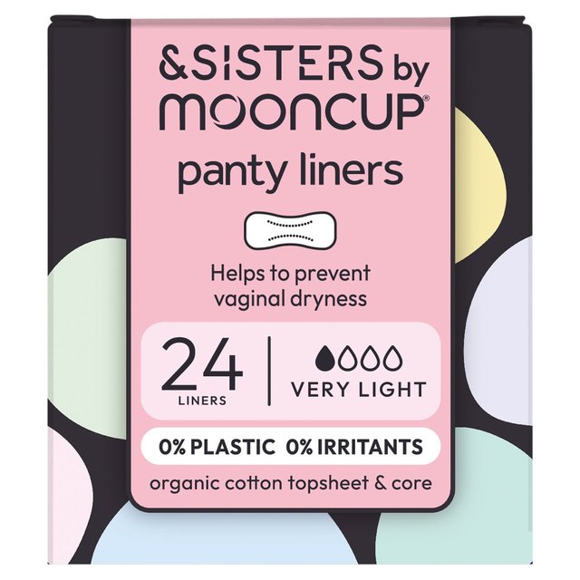 &SISTERS by Mooncup Organic Liners Toxin-free Bio-wrapped   24 per pack GOODS M&S   