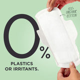 &SISTERS by Mooncup Organic Cotton Pads Medium/Day   10 per pack GOODS M&S   