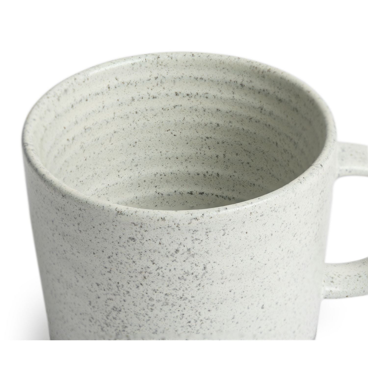 Habitat textured ripple chalk grey mugs set of 4, imported from the UK