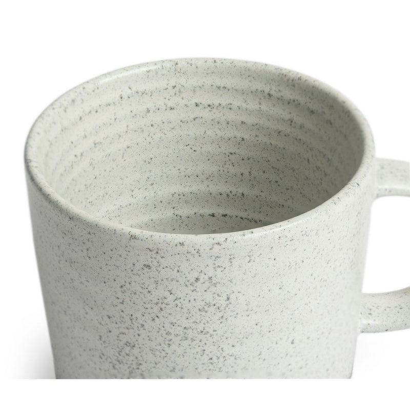 Habitat textured ripple chalk grey mugs set of 4, imported from the UK