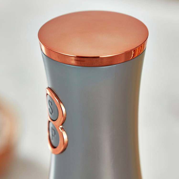 Tower Cavaletto Duo electric salt and pepper mill grey, imported from the UK