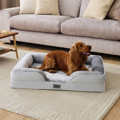 Argos Snug Orthopedic Grey Pet Bed Large- Buy online at McGrocer