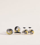Tateossian Mobius knot cufflinks and studs set (British brand)