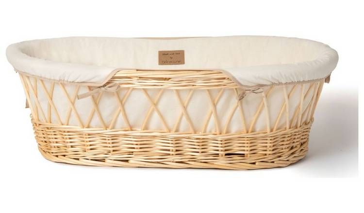 Clair de Lune Organic Wicker Moses - Cream