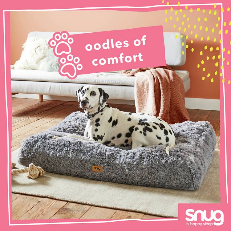 Snug grey pet bed small, imported from the UK