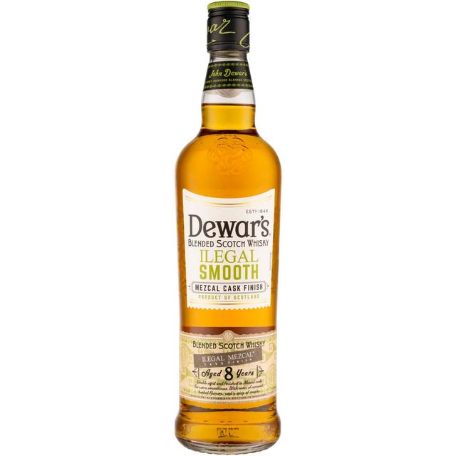 Dewars 8 Year old Ilegal Smooth Blended Scotch Whisky   70cl GOODS M&S   