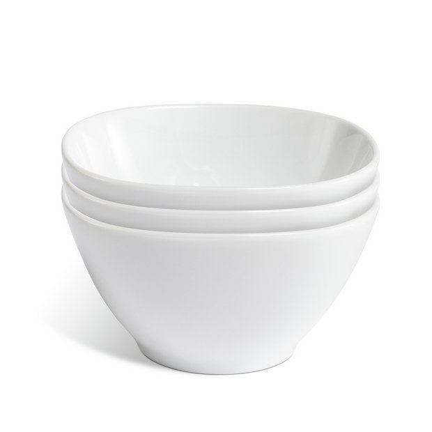 Sebastian Conran porcelain nibble bowls set of 3 11.5cm (British brand)