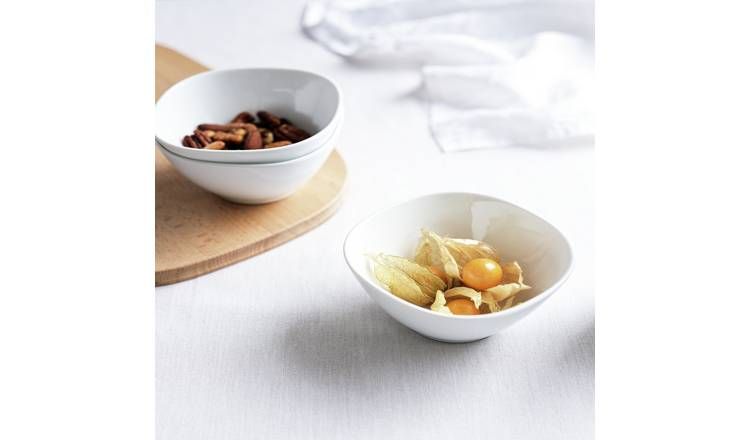 Designed by Sebastian Conran 3 Piece Porcelain Nibble Bowls