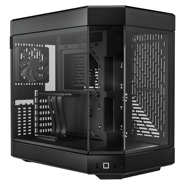 Hyte Y60 mid tower PC case black (British brand)