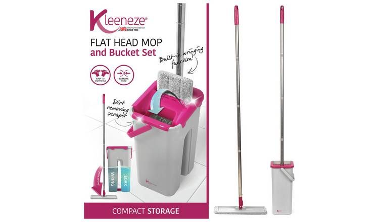 Kleeneze 2.6 Litre Flat Head Mop and Bucket Set GOODS Argos