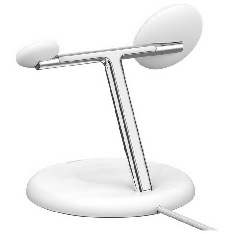 Belkin 3-in-1 Qi2 wireless charger White - British product