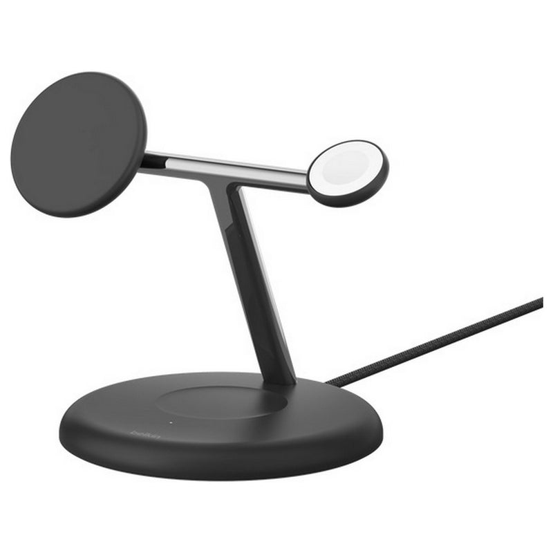 Belkin 3 in 1 MagSafe Compatible Qi2 Wireless Charger -Black