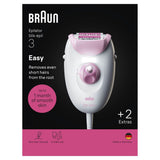 Braun Silk-epil 3 corded epilator dry use (British brand)
