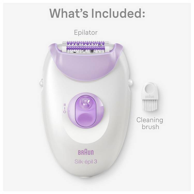 Braun Silk-epil 3 epilator dry corded - British product