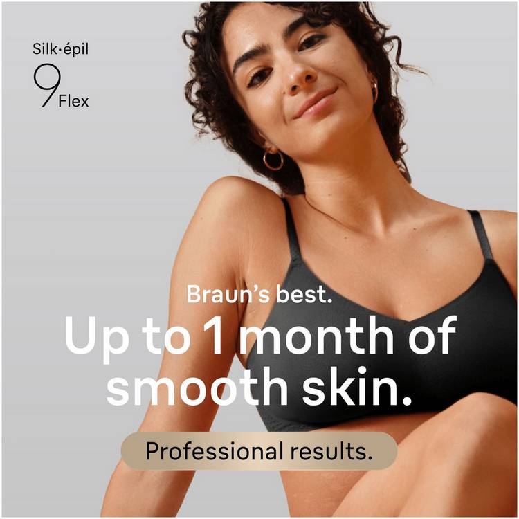 Braun Silk-epil 9 Flex epilator, imported from the UK
