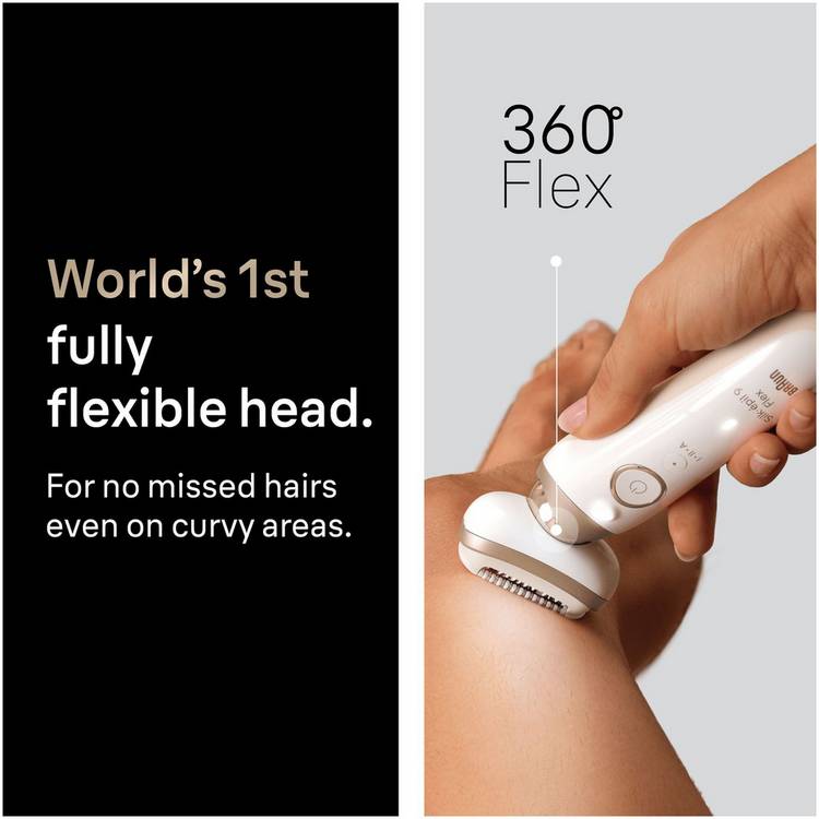 Braun Silk-epil 9 Flex epilator, imported from the UK