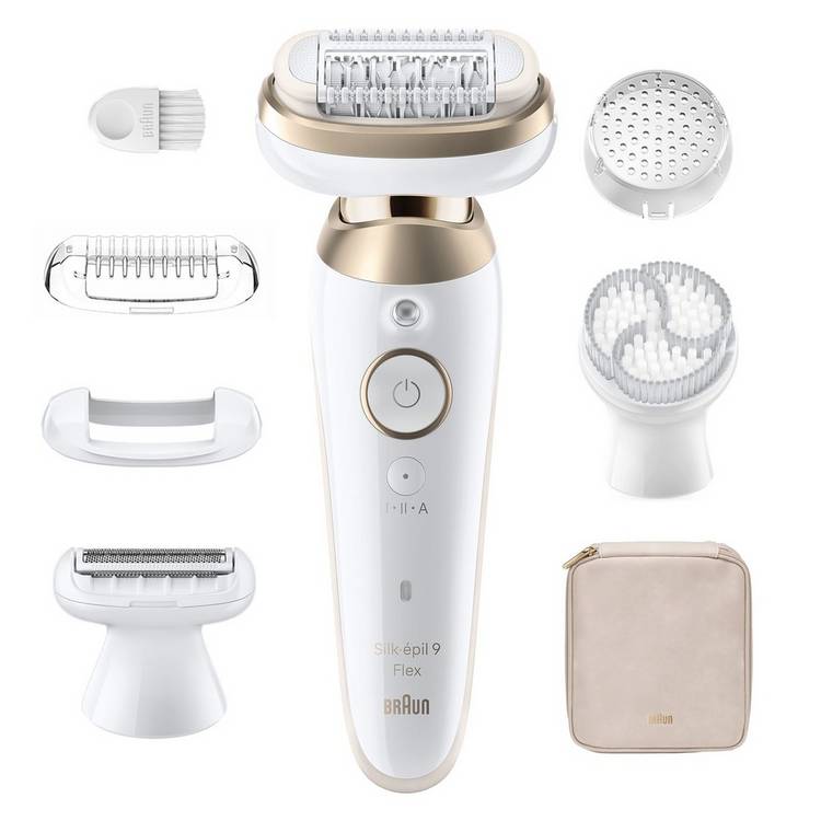 Braun Silk-epil 9 Flex epilator, imported from the UK