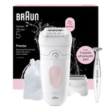 Braun Silk-epil 5 wet and dry cordless epilator - British product