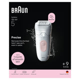 Braun Silk-epil 5 wet and dry cordless epilator - British product